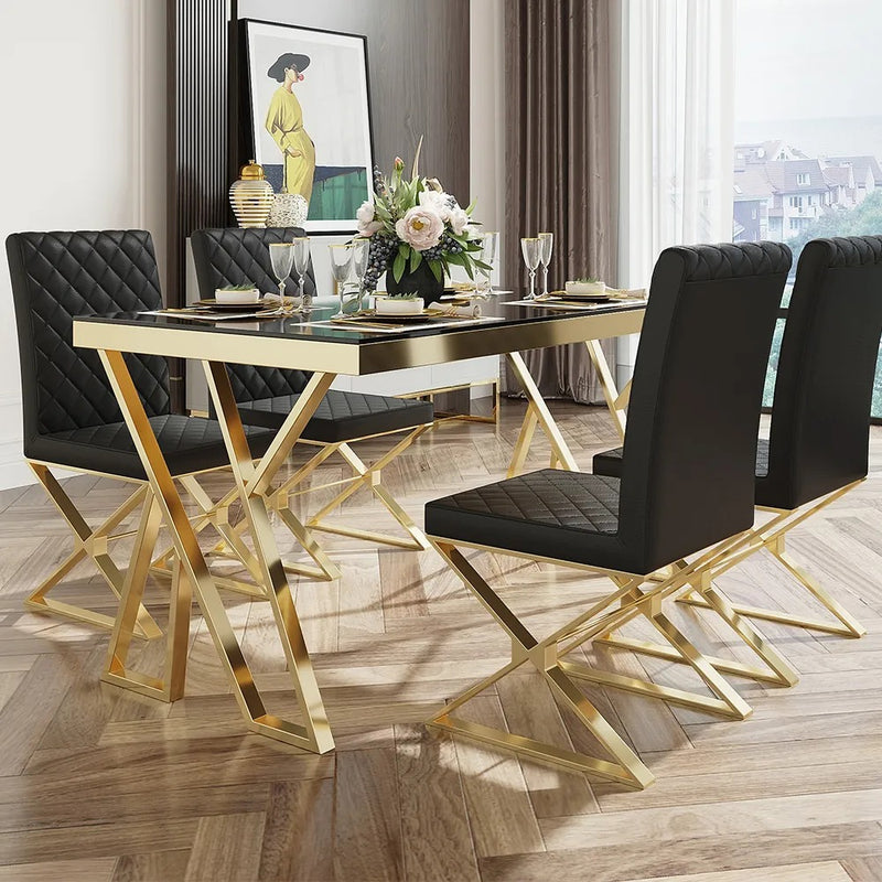 Lodi White Artificial Leather Plated Designer Chairs 36.22" (with 2 chairs)