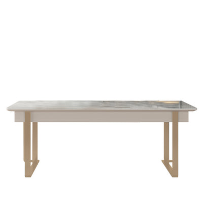Imola Silver Slate Desk 55.12"D