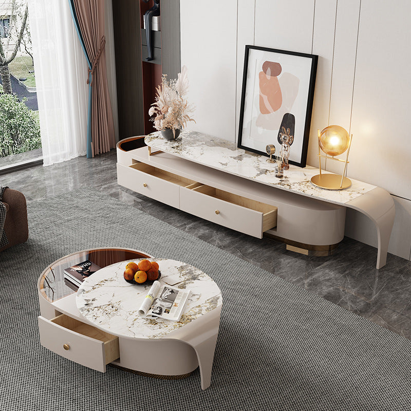Faenza Slate Living Room Sets 70.87"D+27.17"D+47.24"D