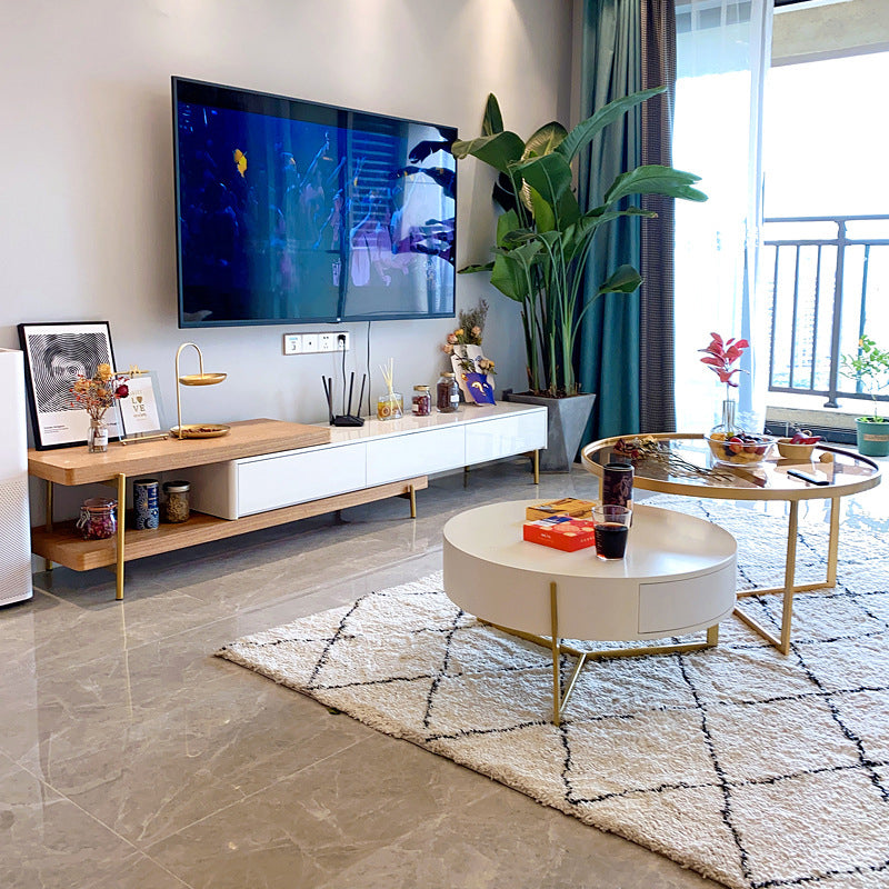Battipaglia Slate TV Stand 15.74"D