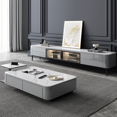 Battipaglia Slate TV Stand 78.74"D