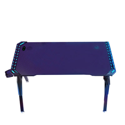 Asti Black Steel Gaming Table 55.12"D