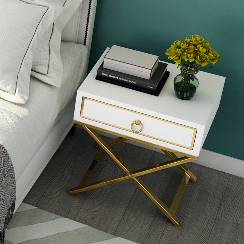 Bologna White Nightstand 19.68&
