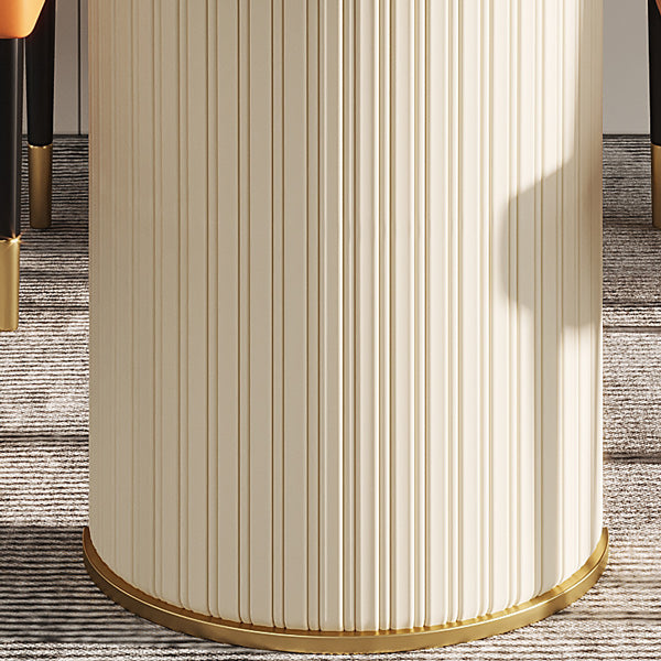 Faenza White Slate Dining Table 70.87&