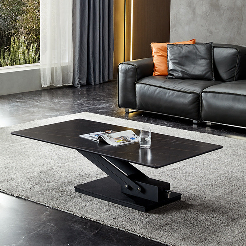 Bergamo Black Composite Desktop Coffee Table 51.18"D