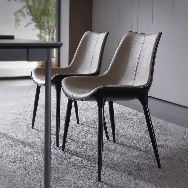 Bosa Black+Grey Dining Chairs 20.86"D  (with 2 chairs)