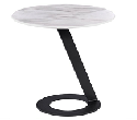 Board Wood Side Table 17.71"D