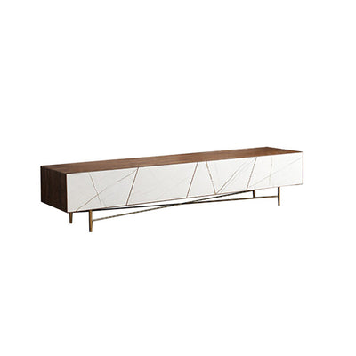 Biella Black Slate TV Stand 70.86''D
