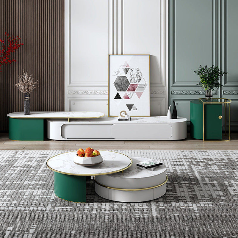 Arzignano Green MDF TV Stand 70.86"D-110.23"D