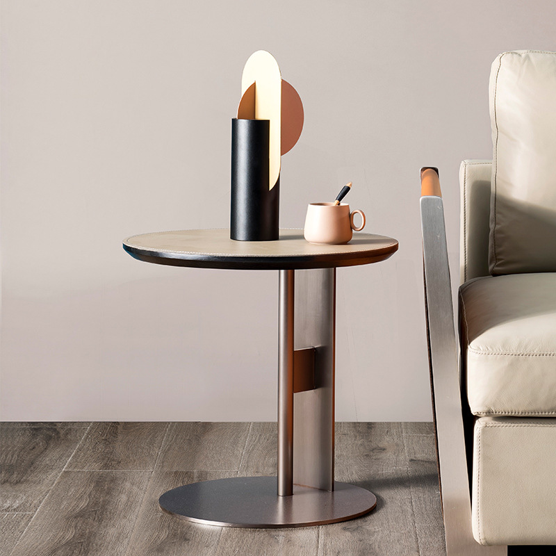 Sora Stainless Steel Side Table 21.65&