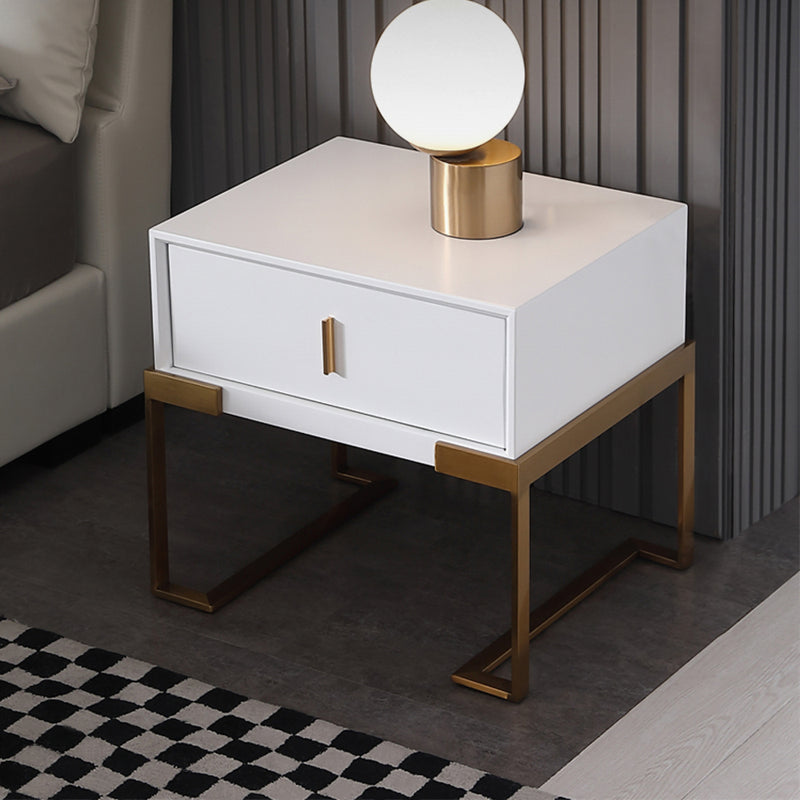 Brescia White MDF Nightstands 19.68&