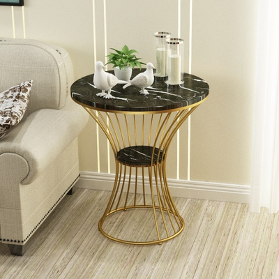 Brescia Marble Side Table 20.47''D