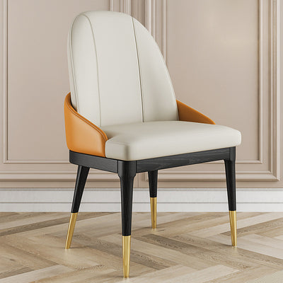 Pomezia White Dining Chairs 21.65"D (with 2 chairs)