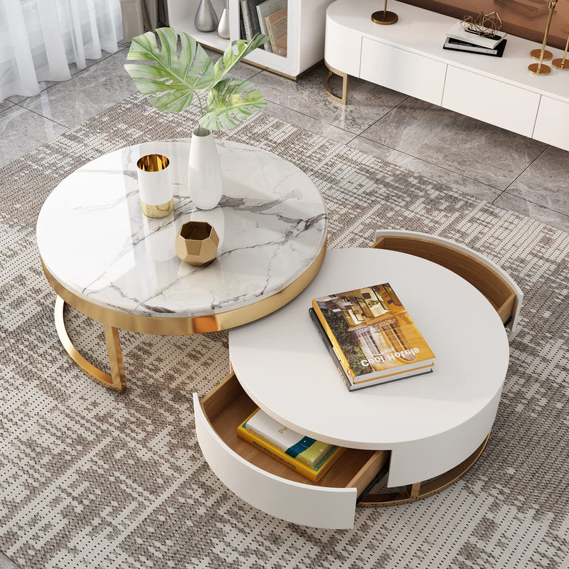 Brescia Marble Coffee Tables 31.49&