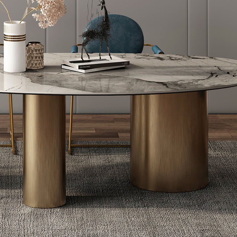 Turin White Marble Dining Table 70.87&