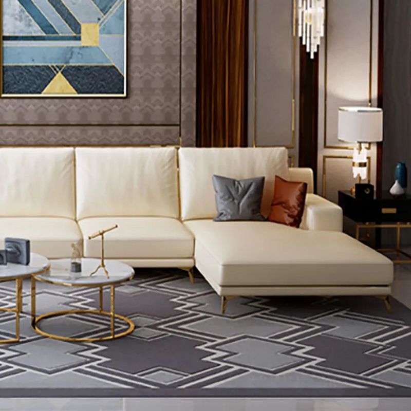 Forli Beige Technology Cloth Sectionals 68.90"L+88.58"L