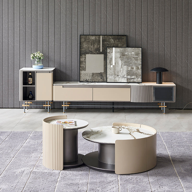 Arzignano  Marble  TV Stand 78.74"D