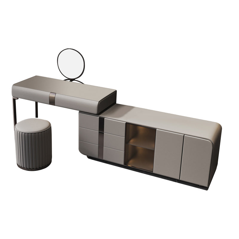 Alghero Leather Makeup Vanities 39.37"D+62.99"D+12.99"D