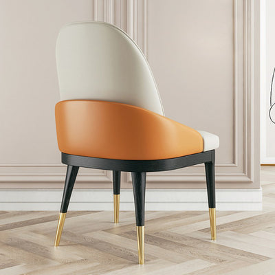 Pomezia White Dining Chairs 21.65"D (with 2 chairs)