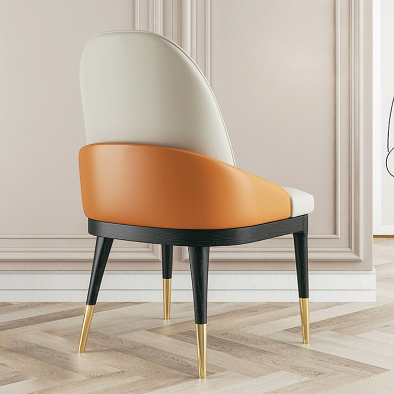 Pomezia White Dining Chairs 21.65"D (with 2 chairs)