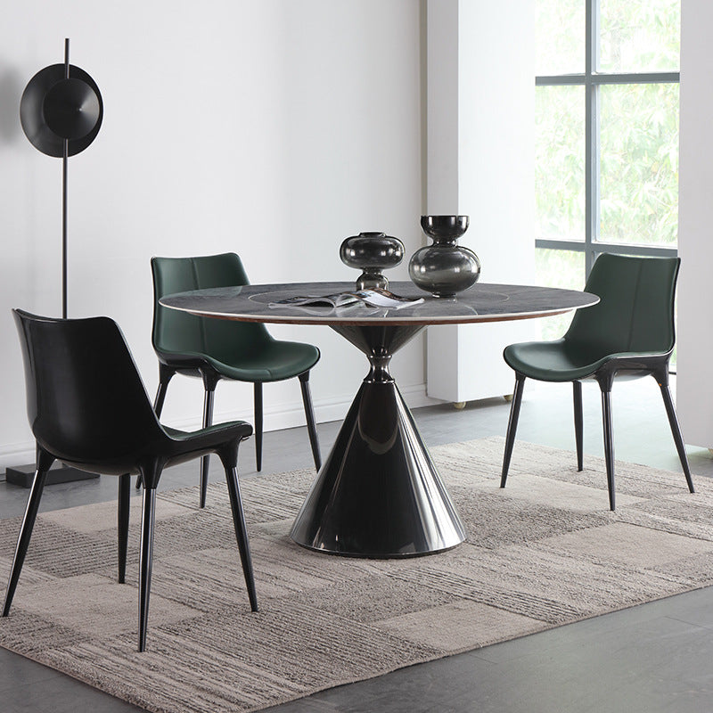 Bosa Black+Grey Dining Chairs 20.86"D  (with 2 chairs)