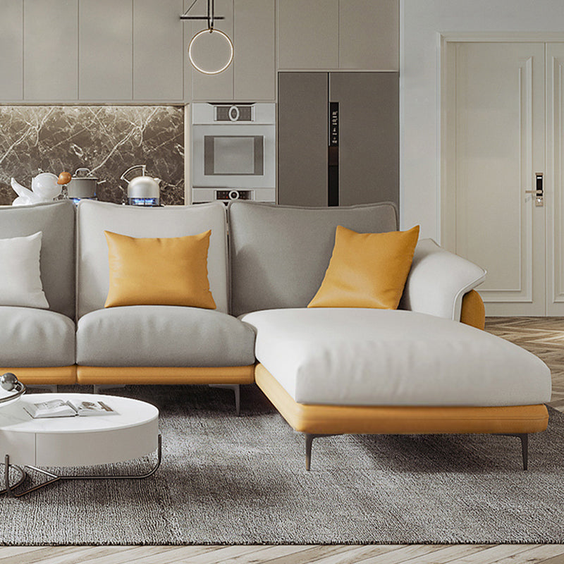 Cattolica Orange Technology Cloth 138.19"D (Left Lounge)