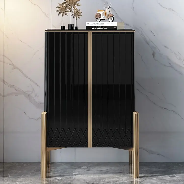 Bergamo Black Plate Dresser 19.69"D