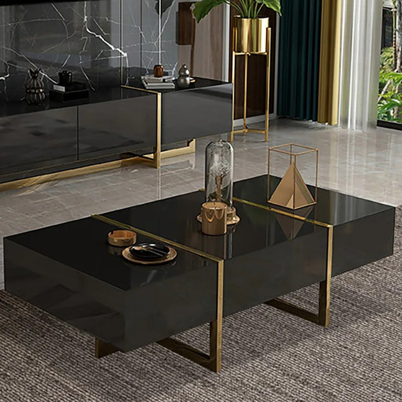 Imperia Black MDF Coffee Tables 47.24"D