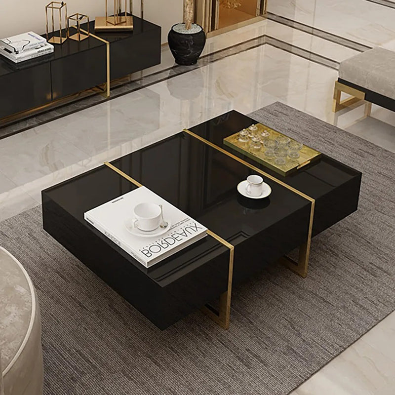 Imperia Black MDF Coffee Tables 47.24"D