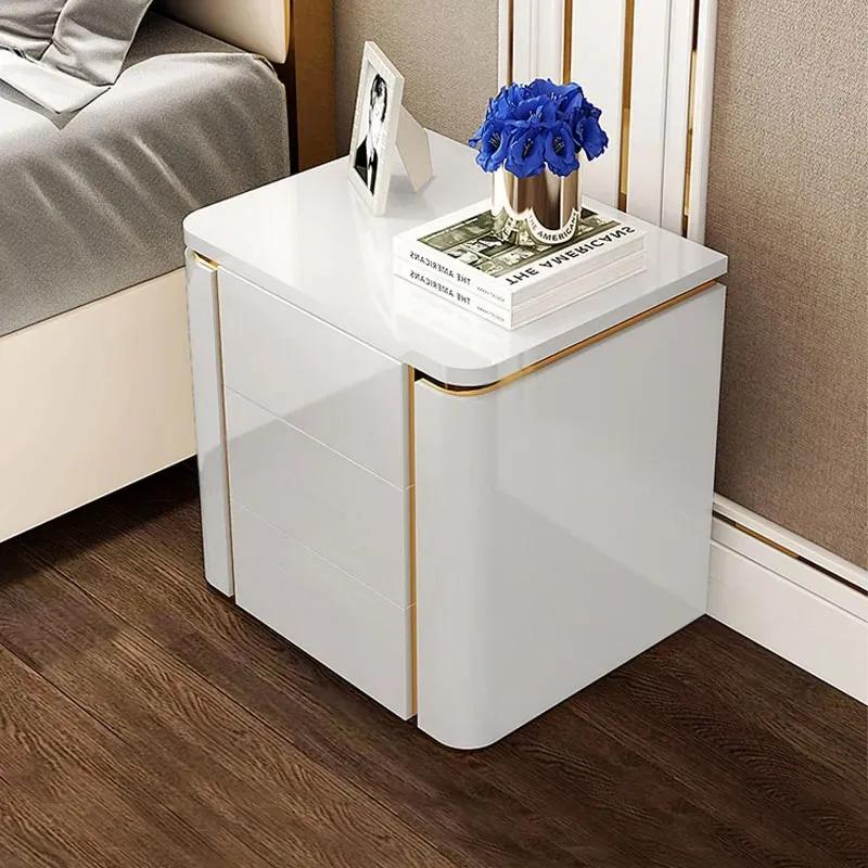 Abruzzo White Bedroom Nightstand 19.68&