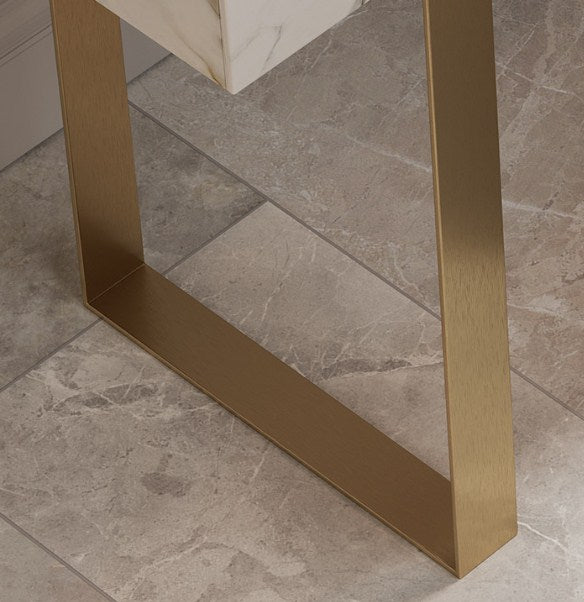 Faenza Simple Style Makeup Table 39.37"D