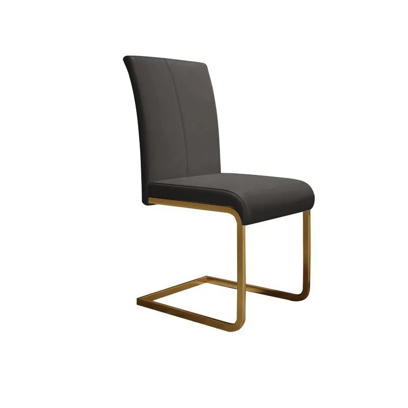 Gioia Tauro Leather Dining Chair 15.75"D (With 2 Chairs)