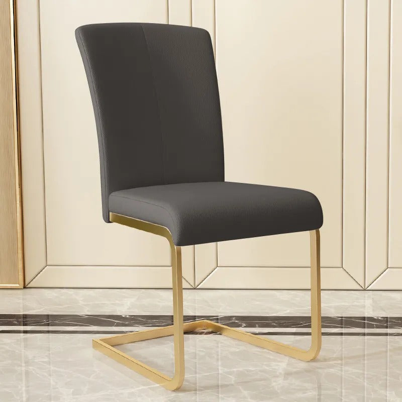 Gioia Tauro Leather Dining Chair 15.75"D (With 2 Chairs)