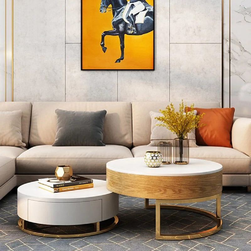 Elba Coffee Tables 31.50"D +27.56"D