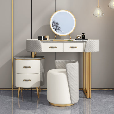 Orte Grey Makeup Vanity Set 47.24"D