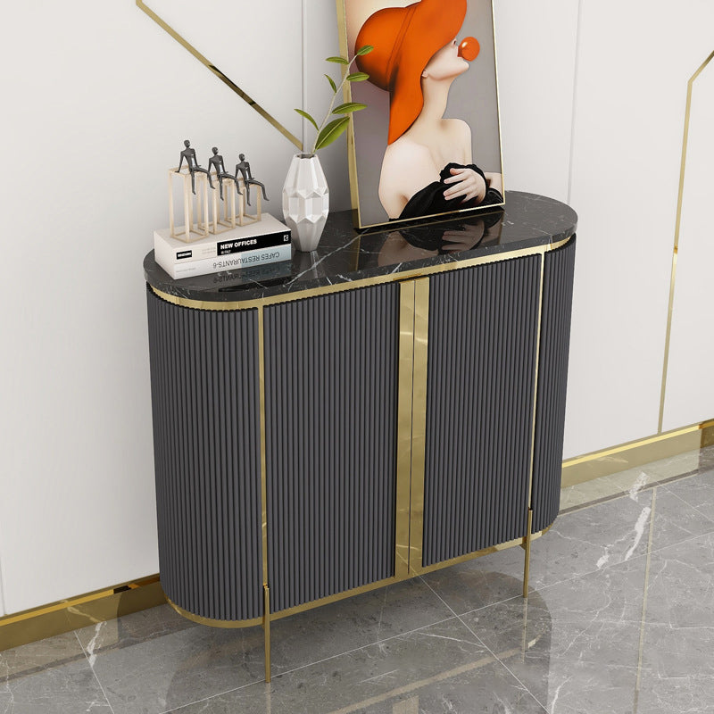 Trieste Minimalist Shoe Storage 39.37"D