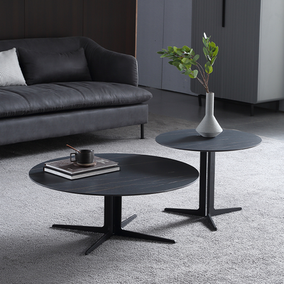 Murano Marble Side Table 19.68"D