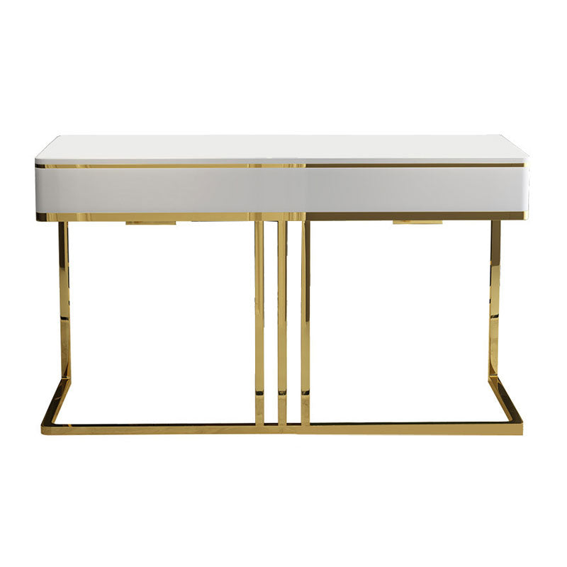 Ivrea White Slate Desk 47.24"D