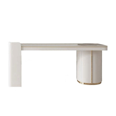 Cinisi White Slate Desk 62.99"D