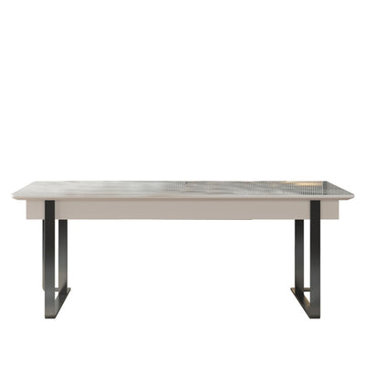 Imola Silver Slate Desk 55.12"D