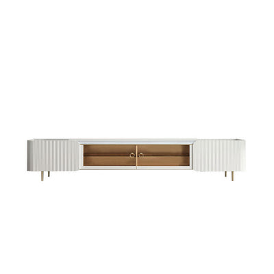 Saronno White Slate TV Stand 78.74"D 