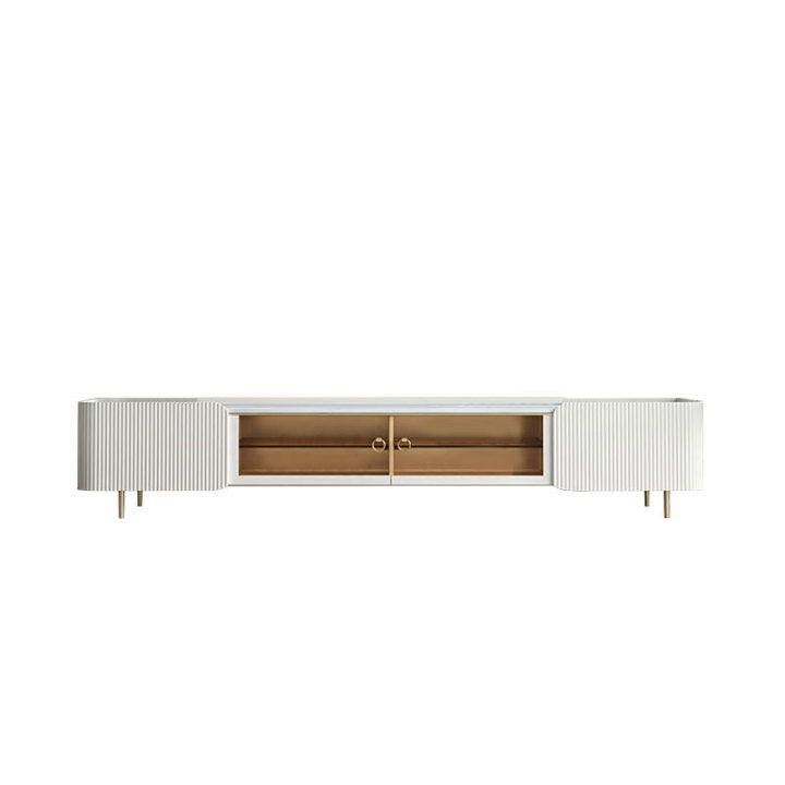 Saronno White Slate TV Stand 78.74"D 