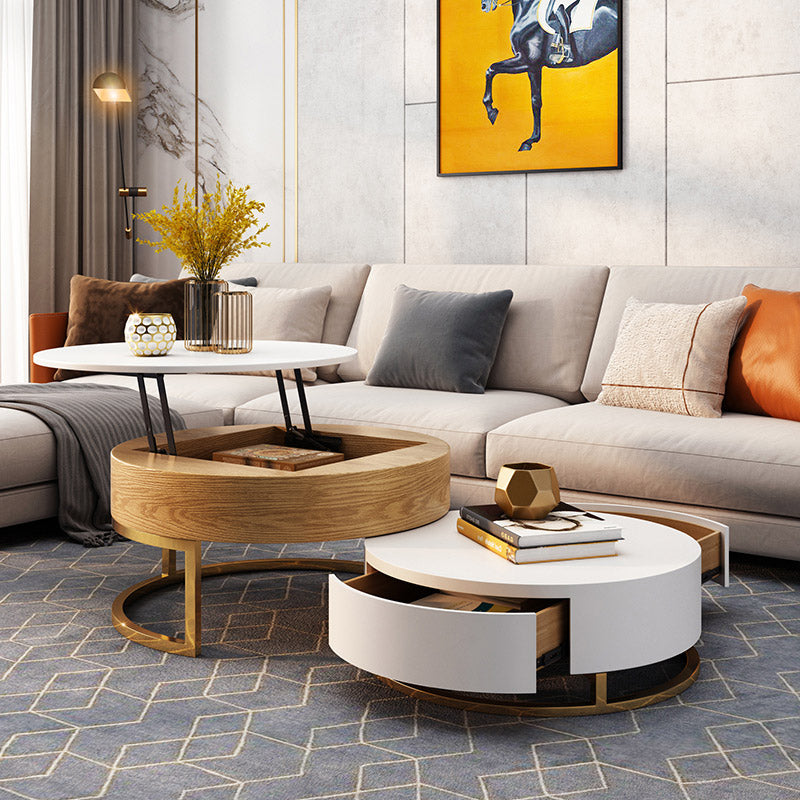 Elba Coffee Tables 31.50"D +27.56"D