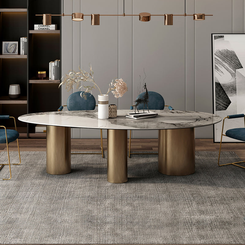 Turin White Marble Dining Table 70.87&