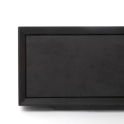 Bologna Black Wood TV Stand 70.86"D/94.48"D
