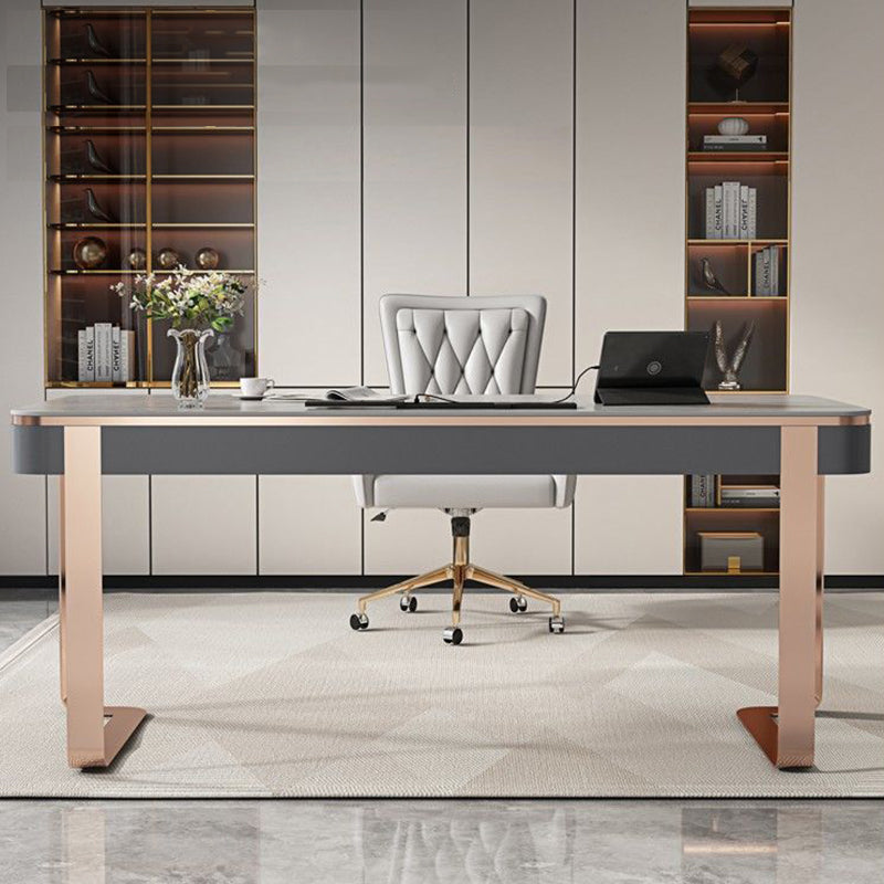 Caltanissett Grey Slate Desk 47.24"D