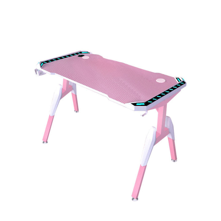 Asti Black Steel Gaming Table 55.12"D