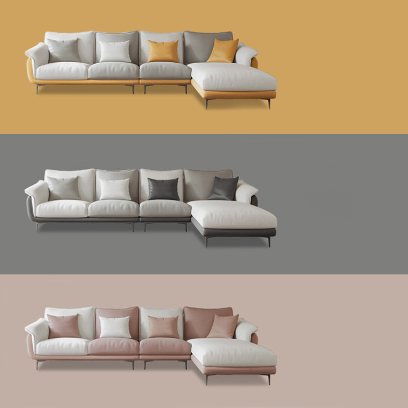 Cattolica Orange Technology Cloth 138.19"D (Left Lounge)