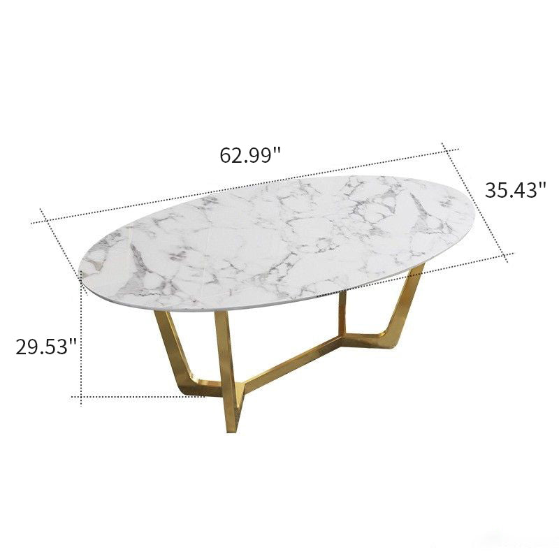 Faenza Oval Dining Table 62.99"D
