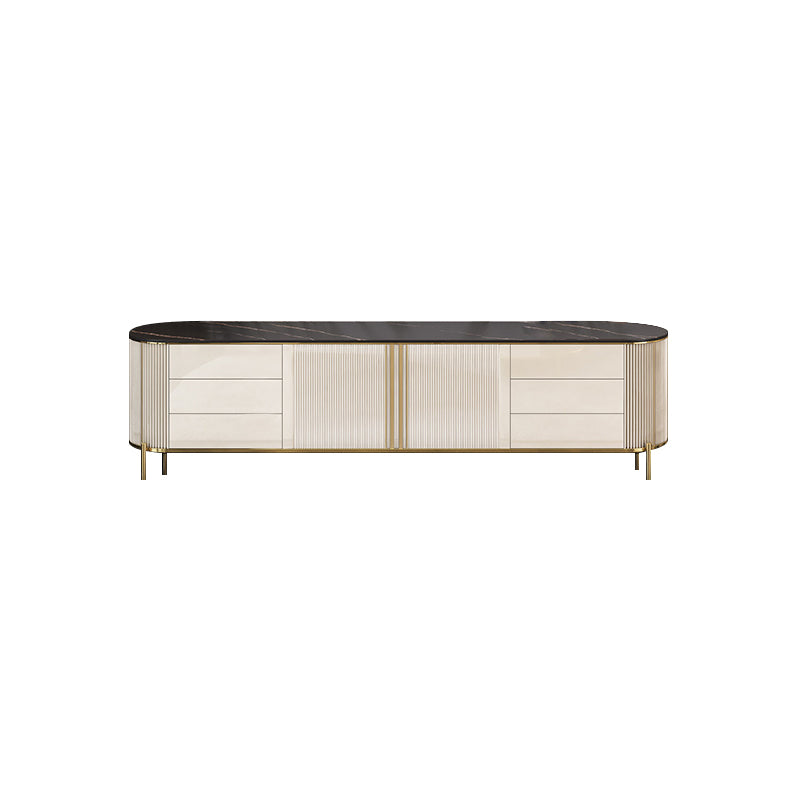 Battipaglia Slate TV Stand 78.74"D